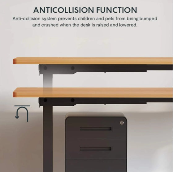 Electric Standing Desk Dual Motor Adjustable Height Desk Home Office Computer Workstation Sit Stand Up Desk, 55 X 28 Inches
