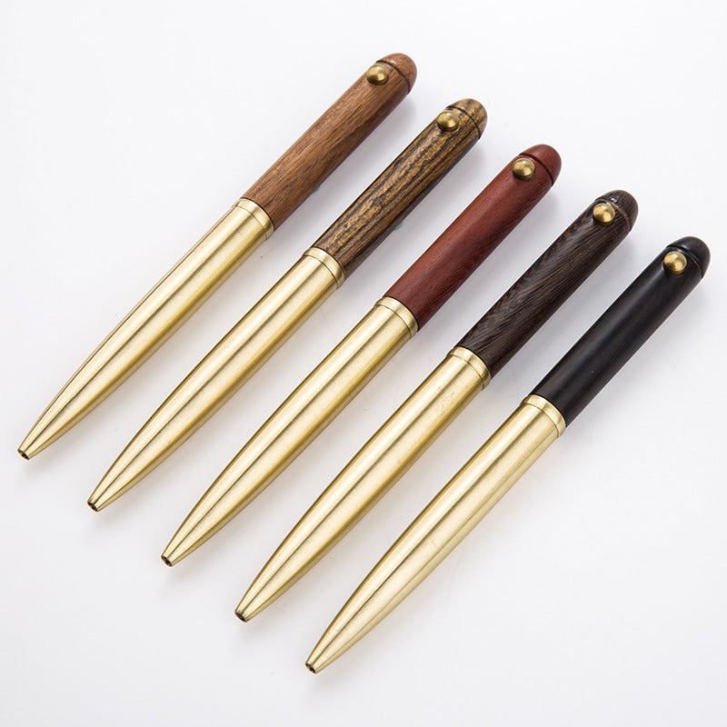 Office Brass Spinning Ballpoint Pen