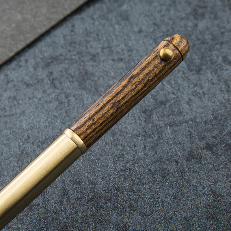 Office Brass Spinning Ballpoint Pen