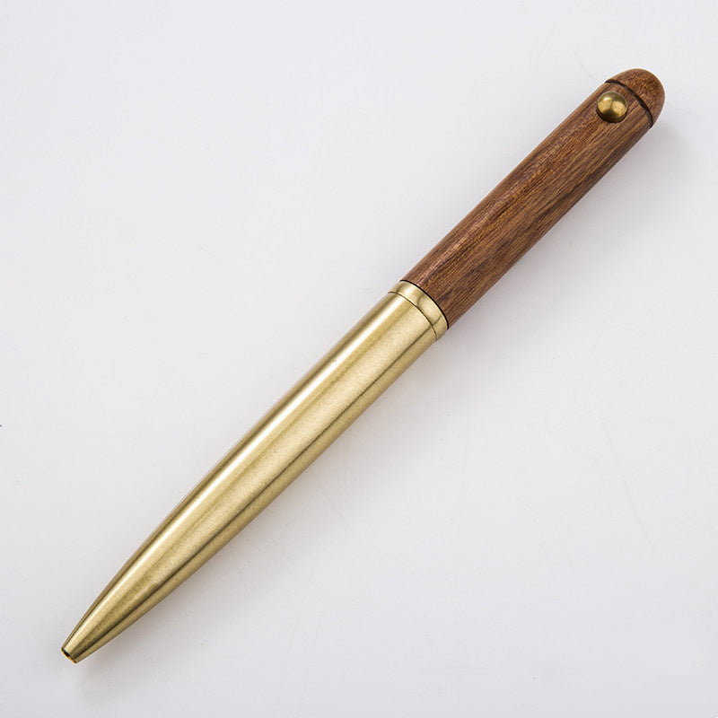Office Brass Spinning Ballpoint Pen
